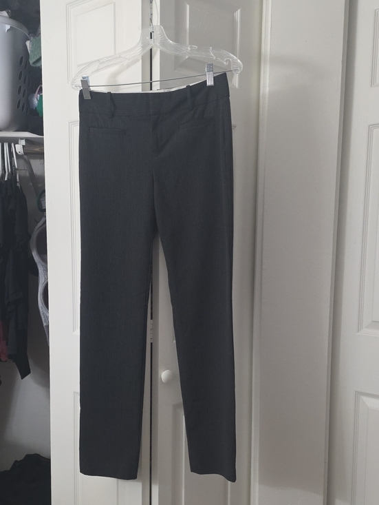 Calvin Klein Pants - Y2k Calvin Klein Women's Dark Gray Pinstripe Dress Pants Sz 2